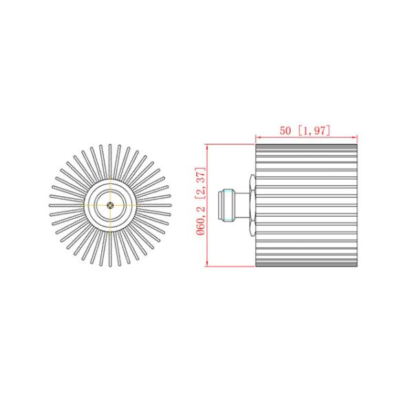 DC-6GHz 30W Dummy Load / Termination Load N Female