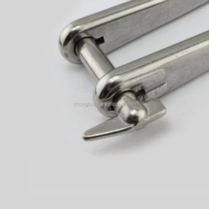 Marine Hardware Shade Rigging Sail Long D Shackle With Eye Screw Pin 316