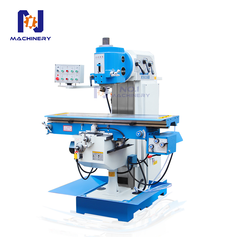 Quality X5036B Manual Vertical Metal Mill Machine Single Spindle Milling Machine for sale