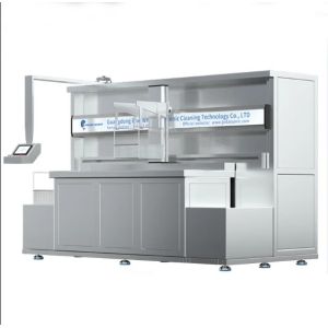 Customizable Three Tanks PLC Automatic Mechanical Arm Industrial Ultrasonic Cleaner