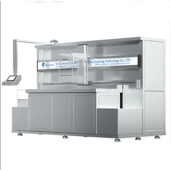 Buy Customizable Three Tanks PLC Automatic Mechanical Arm Industrial Ultrasonic Cleaner at wholesale prices