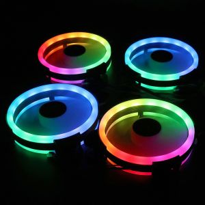 RGB electrical Cooling Fans for PC computer case with RGB LED lights CPU Cooler