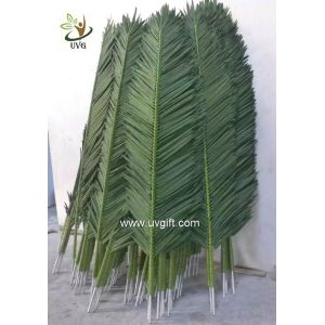 UVG 2 meters wholesale material uv artificial palm leaves for park decoration