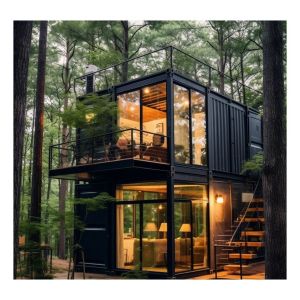 Durable Prefabricated Detachable Container House Two-Story Living Room