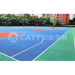 Prefabricated Sports Rubber Floor Basketball Court Practical Waterproof