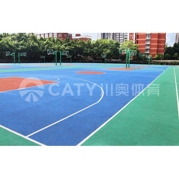 Buy Prefabricated Sports Rubber Floor Basketball Court Practical Waterproof at wholesale prices
