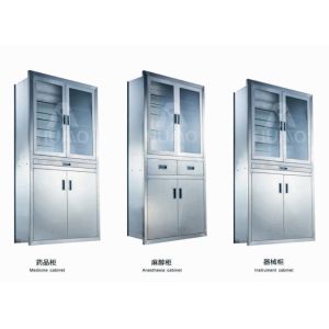 China Cleanroom Medical Instrument Storage Cabinet Stainless Steel Plate Cabinet on sale
