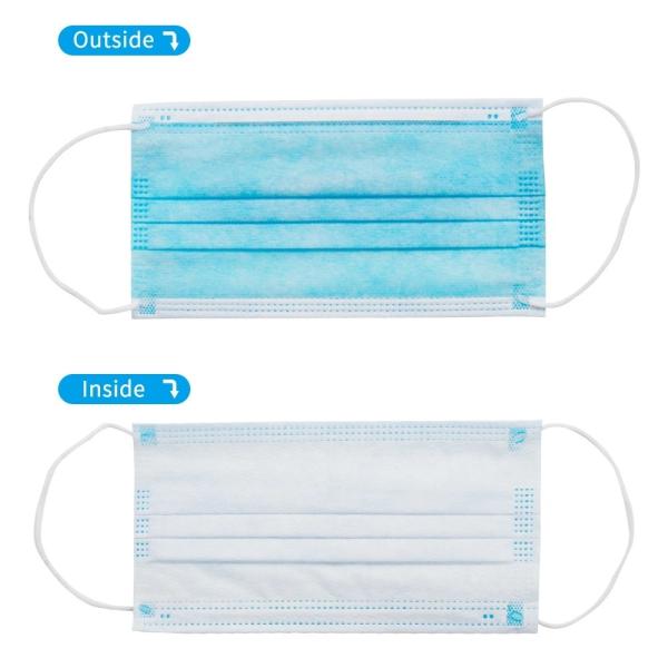 Adult Disposable Surgical Mask Non Woven Fabric Material With CE Certification