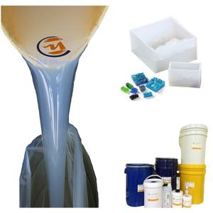 Quality Two Parts RTV Polyaddition Platinum Cure Silicone Rubber For Resin Arts And Crafts for sale