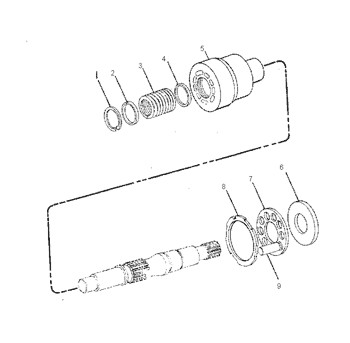 9T-7761 Engine 1970554B Kit Piston .050 Cylinder Liner 9T7761 Piston Ring 197-0554