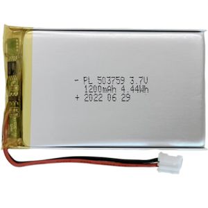3.7V 1200mAh Rechargeable Lithium Polymer Battery 503759 for Advisement Player