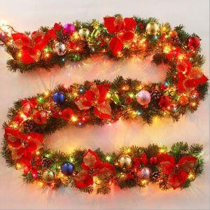 2.7M LED Christmas Garland