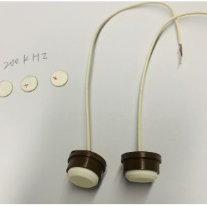 Aluminum 65dB 200KHZ Gas Ultrasonic Transducer Sensor