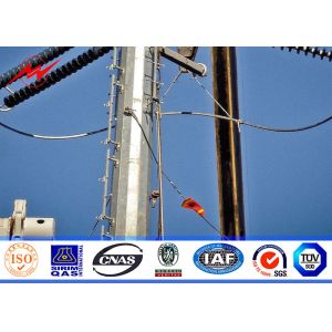 Galvanized Steel Electrical Utility Poles Outdoor 11.9m 940dan
