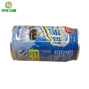 Cold Beverage Tin Can 240ml BPA Free CMYK Printing Round