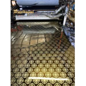 Super Mirror Etched Stainless Steel Sheet 1219x2438mm 201 304