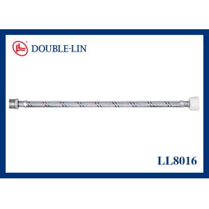 China Plastic Brass Nut Coloured Stainless Steel Braided Hose on sale