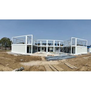 Modular Prefabricated Container House with Steel Frame and Sandwich Panel