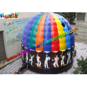 Crazy Air Music Commercial Bouncy Castles For Dancing Customized