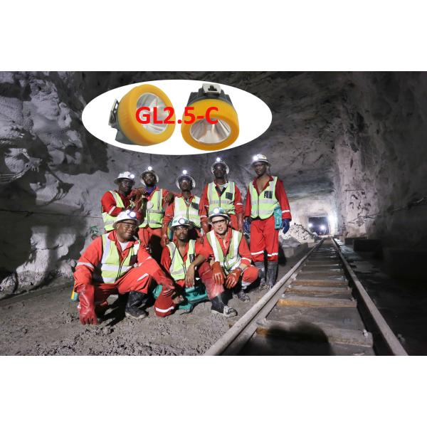 Safety Cordless Mining Lights 10000lux USB Charging 3.8Ah Battery Capacity 1.1W