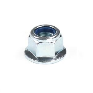 ISO7043 Grade8 M10 Zinc Plated Nylock Flange Nuts