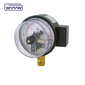 Quality Black Steel Electronic Pressure Gauge Bottom Mount 1 Year Warranty for sale