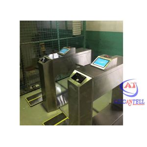 Automatic Pedestrian ESD Gate LCD Single Passage 3 Arm Turnstile For Lobby