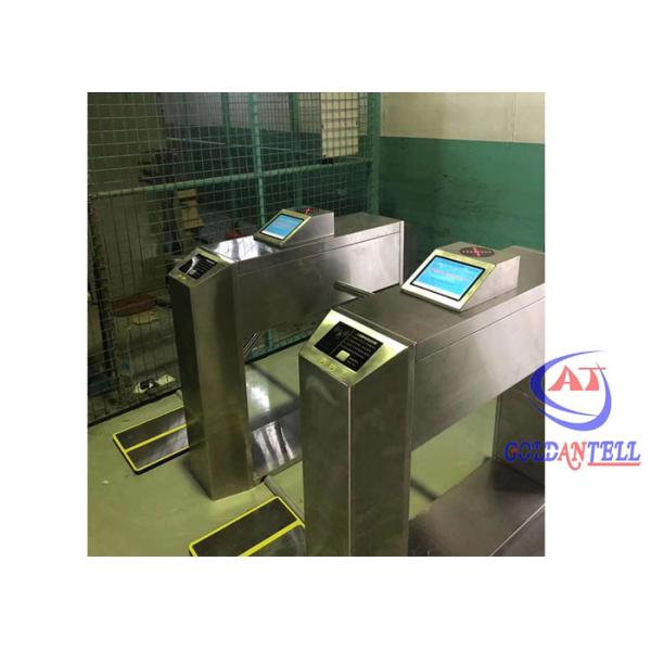 Automatic Pedestrian ESD Gate LCD Single Passage 3 Arm Turnstile For Lobby