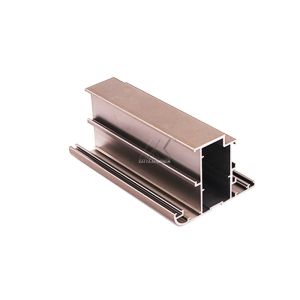 Track Sliding Aluminum Window Extrusion Profiles T8 PVDF Finish