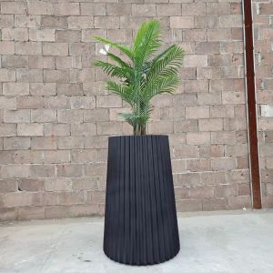 China Revamp Your Plant Display With Durable Fiber Clay Planter Collection on sale