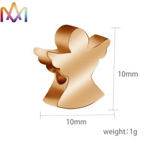 304 Stainless Steel Angel Pendant For DIY Jewelry Making