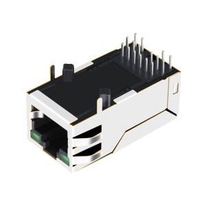 LPJK0036AWNL Right Angle Rj45 Modular Jack Replace Low Profile 0826-1G1T-43-F