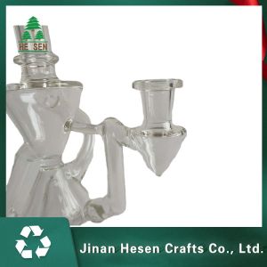 Clear Borosilicate 453G 9 inch Hookah Glass Water Bongs