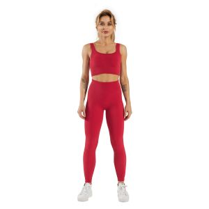 Women'S Ribbed Workout Seamless Gym Activewear Sets RPET