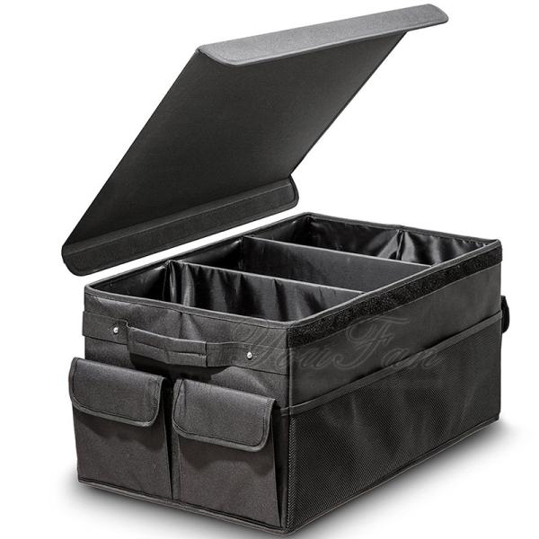 Buy Foldable Car Trunk Organizer with Cover Trunk Storage at wholesale prices