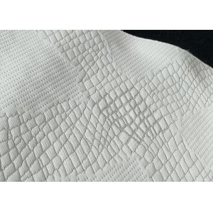 Waterproof Polyester Mattress Fabric , Hometextile Quilted Jacquard Cotton