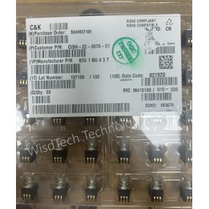 K5V 1 BU 4 3 T Tactile Switches SPST 4.5N THRGH HL Integrated Circuits ICs