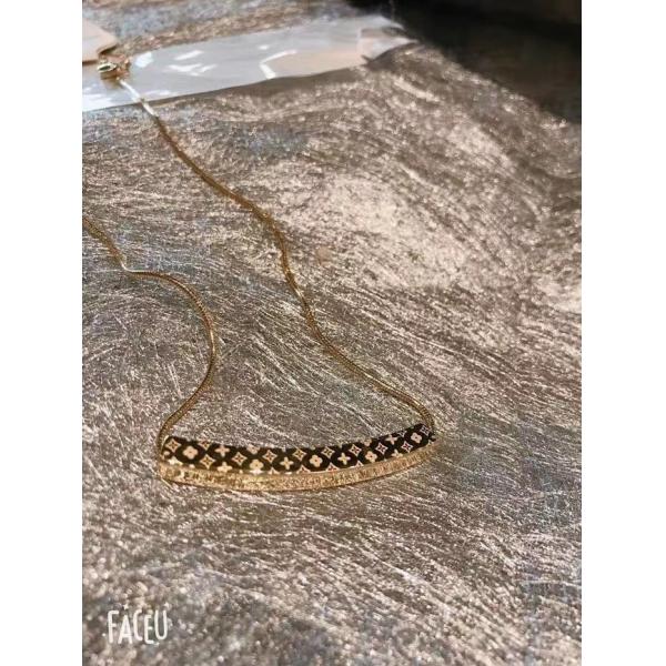 Buy Engraved Gold Name Plate Stainless Steel Womens Necklace at wholesale prices