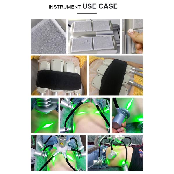 Fat Removal Non Invasive 8D Laser Therapy Machine Dual Wavelength 532nm 635nm Red And Green Light