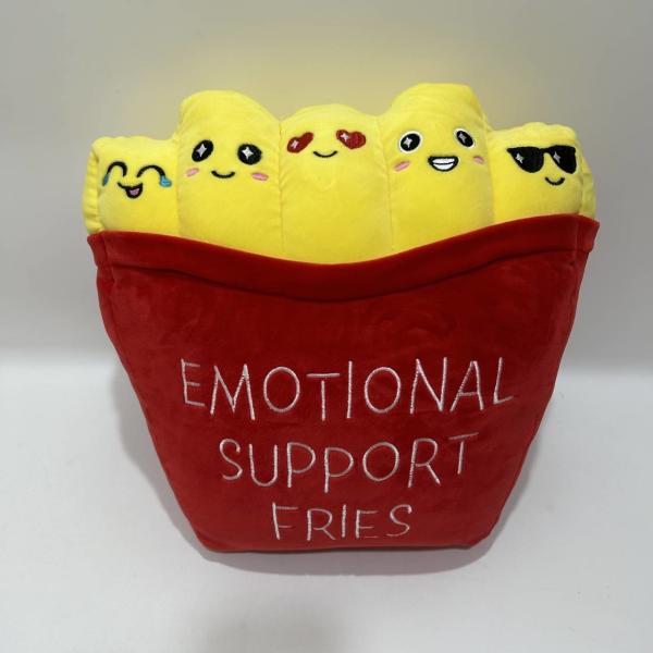 China Emotional Fries 14′in Cute Support Pillow Cushion Home Decoration Cuddly Plush Pillow for Sofa, Couch, Bed Office on sale China Emotional Fries 14′in Cute Support Pillow Cushion Home Decoration Cuddly Plush Pillow for Sofa, Couch, Bed Office on sale