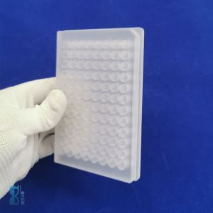 Custom Ultra Thin Clear Quartz Glass Plate Round Optical Plate With Cutting