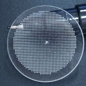 Industrial Computer Control System Crystal Lighting Glass with Minimum Aperture