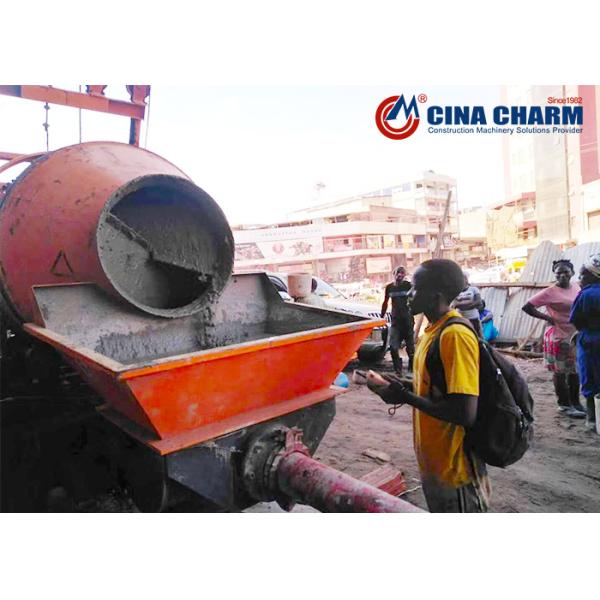 JBS40R Concrete Mixer And Pumping Machine Diesel Type With 100m Pipe And Spare Parts