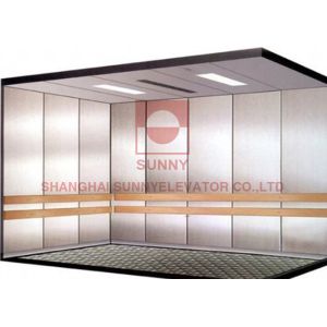 Passenger 1600kg Load Machine Room Less Elevator With Parking Guidance System