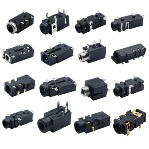 5 Pin Phone Jack IP67 Headphone Socket Female Connector Customizable