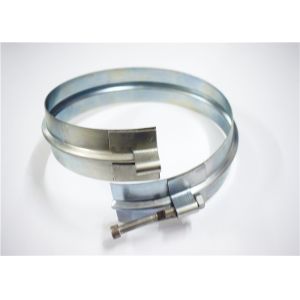 Customized Size Wide Pipe Clamp Mirror Polished Highness 8mm Deepdrawing Process