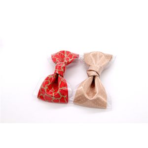 Ribbon coloured bow-tied shoe flower,Handmade footwear ornaments and flower