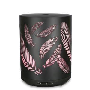 12w 260ml Ultrasonic Metal Aroma Diffuser Mini Essential Oil Diffuser