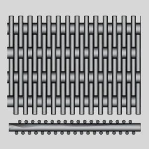 Fabric Precision Stainless Steel Reverse Dutch Weave Mesh 0.6mm-1.75mm Thickness