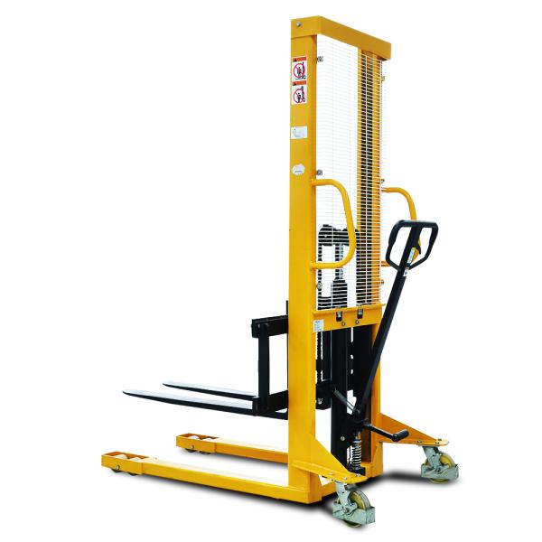 1t 3t Hand pallet Hydraulic system manual stacker with a load capacity of 1T and a lifting height of 1.6m
